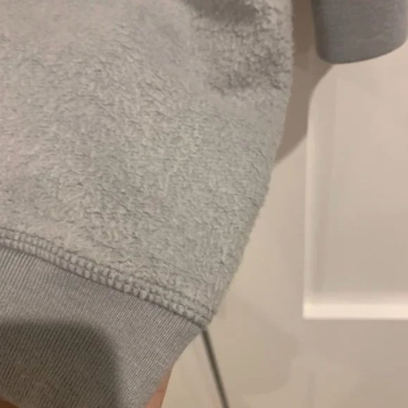 Soft Gray Topshop Fuzzy Crewneck Sweatshirt [Size 6] - Picture 3 of 3